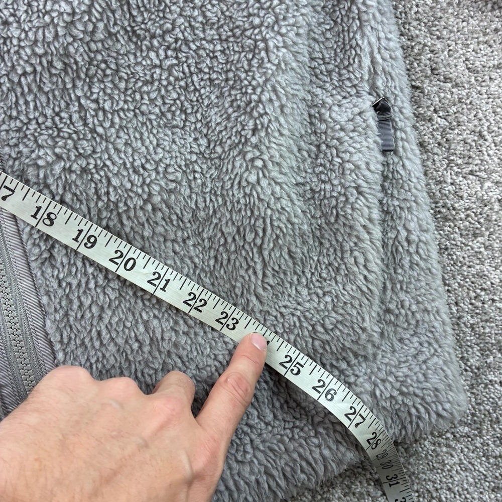 Patagonia Lunar Dusk Jacket Women's Large Gray Fleece Deep Pile Full Zip 23090 - Picture 4 of 8